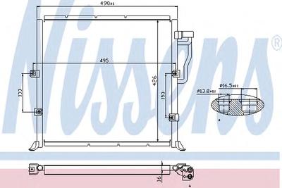 Конденсатор, кондиционер NISSENS 94157
