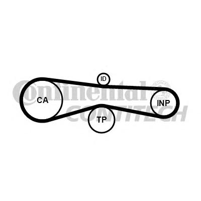 Комплект ремня ГРМ CONTITECH
