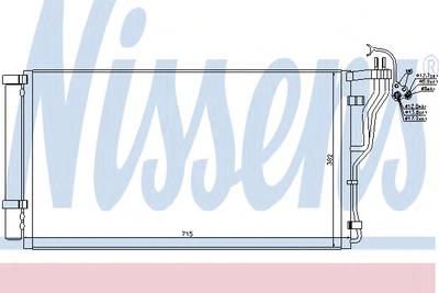 Конденсатор, кондиционер NISSENS 940347