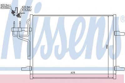 Конденсатор, кондиционер NISSENS 940144