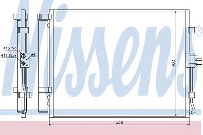 Конденсатор, кондиционер NISSENS 940217