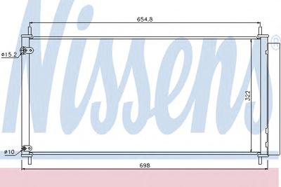 Радиатор кондиционера NISSENS 940036