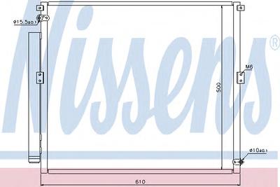 Радиатор кондиционера NISSENS 940167