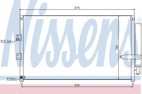 Конденсатор, кондиционер NISSENS