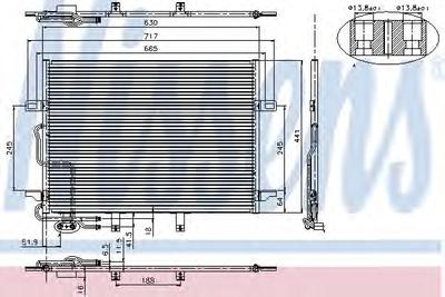 Конденсатор, кондиционер NISSENS 94614