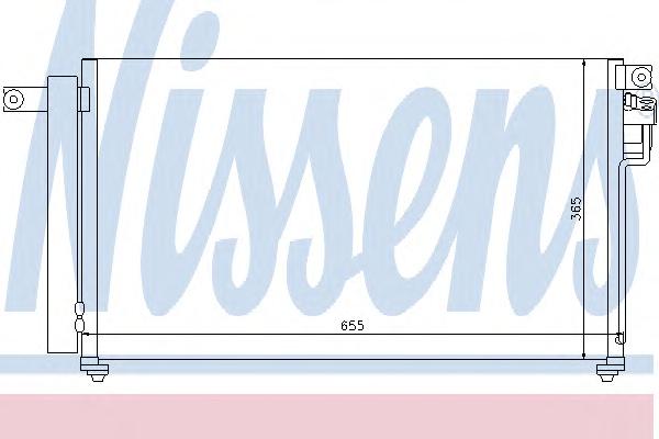 Радиатор кондиционера NISSENS