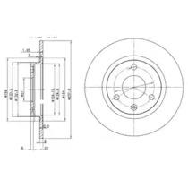 Тормозной диск DELPHI BG2355