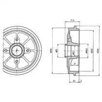 Тормозной барабан DELPHI BF484