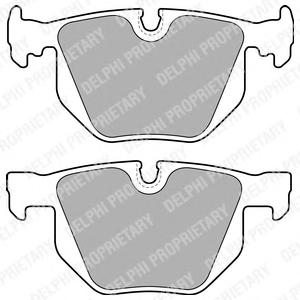 Комплект тормозных колодок, дисковый тормоз DELPHI