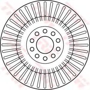 Тормозной диск TRW
