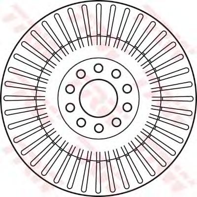 Тормозной диск TRW