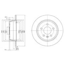 Тормозной диск DELPHI BG3241