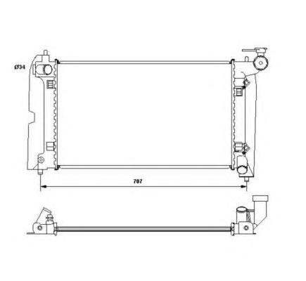 Радиатор охлаждения NRF