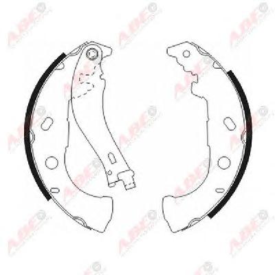 Комплект тормозных колодок ABE