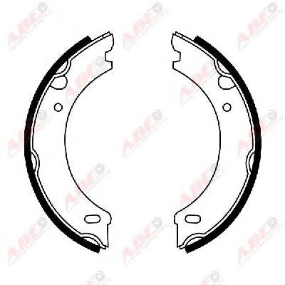 Комплект тормозных колодок, стояночная тормозная система ABE