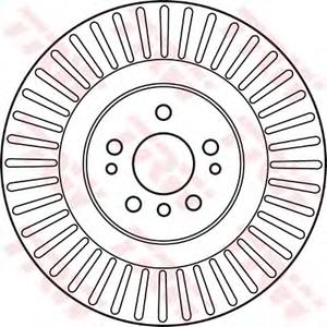 Тормозной диск TRW
