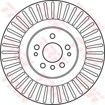 Тормозной диск TRW