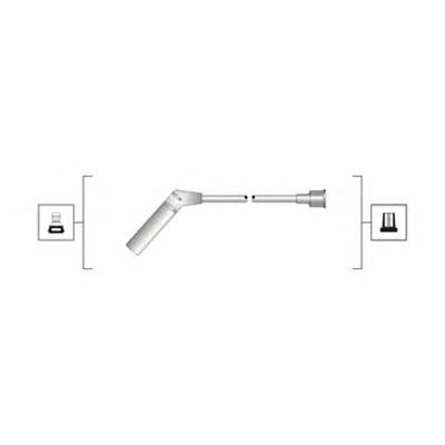 Комплект проводов зажигания MAGNETI MARELLI