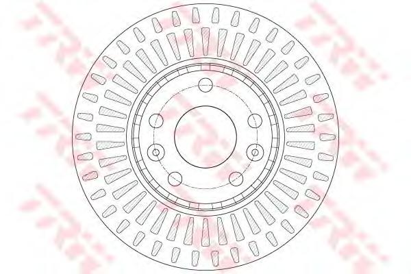 Тормозной диск TRW