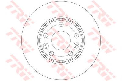 Тормозной диск TRW DF6072