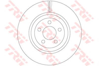 Тормозной диск TRW DF6244S