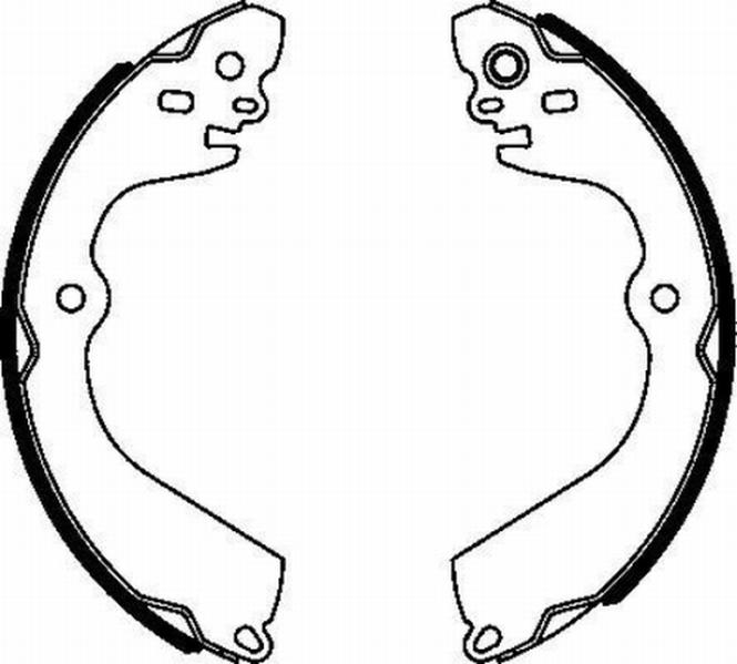 Комплект тормозных колодок ABE