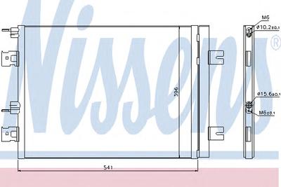 Радиатор кондиционера NISSENS 940262