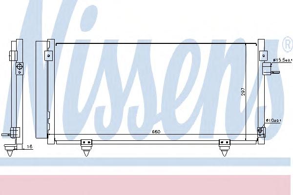 Конденсатор, кондиционер NISSENS
