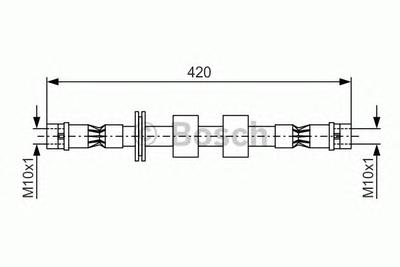 Тормозной шланг BOSCH 1987476414