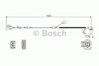 Датчик АБС BOSCH