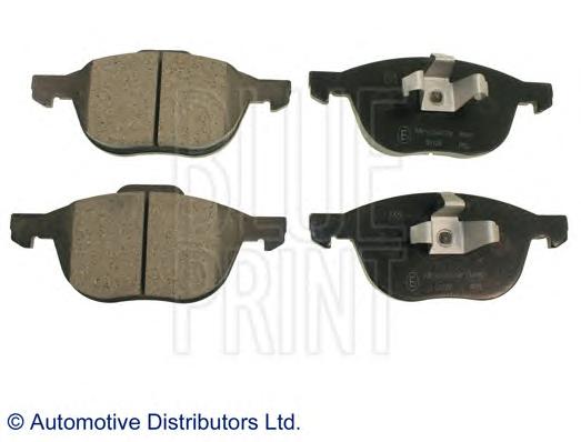 Комплект тормозных колодок, дисковый тормоз BLUE PRINT