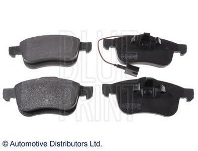 Комплект тормозных колодок, дисковый тормоз BLUE PRINT ADL144215