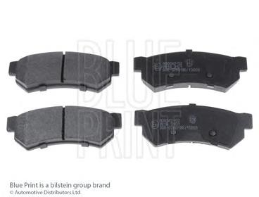 Комплект тормозных колодок, дисковый тормоз BLUE PRINT