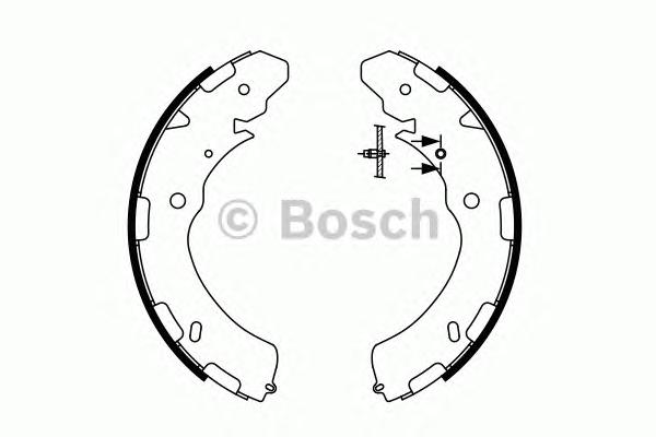Комплект тормозных колодок BOSCH