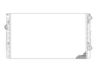 Радиатор охлаждения NRF 50454