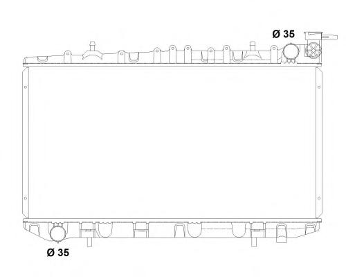 Радиатор охлаждения NRF