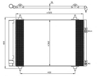 Конденсатор, кондиционер NRF 35610