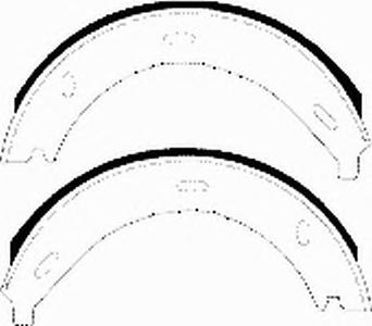 Комплект тормозных колодок, стояночная тормозная система FERODO FSB536