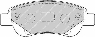 Комплект тормозных колодок, дисковый тормоз FERODO FDB1790