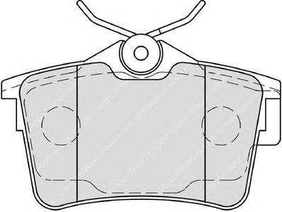 Комплект тормозных колодок, дисковый тормоз FERODO FDB4250