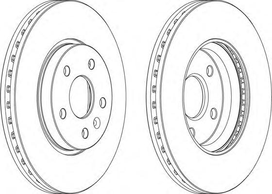 Тормозной диск FERODO