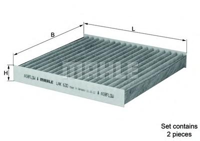 Фильтр салона KNECHT LAK630/S