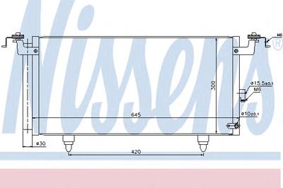 Радиатор кондиционера NISSENS 940399