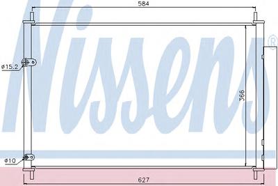 Конденсатор, кондиционер NISSENS 940037