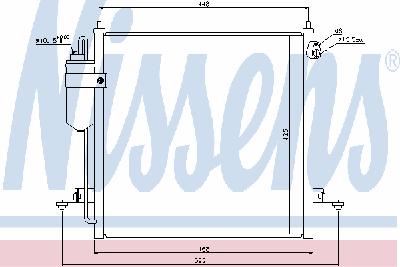 Радиатор кондиционера NISSENS 940068
