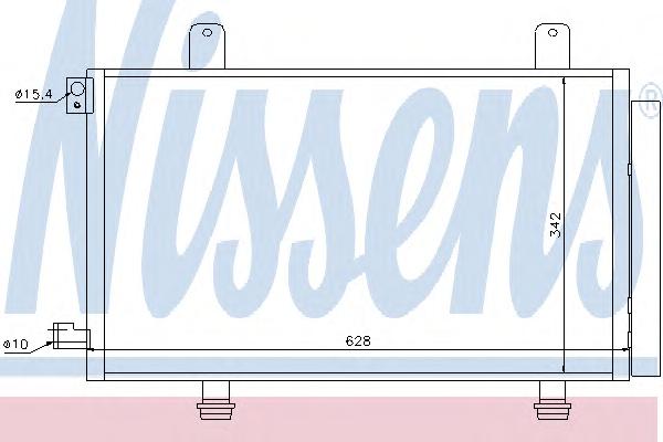 Конденсатор, кондиционер NISSENS