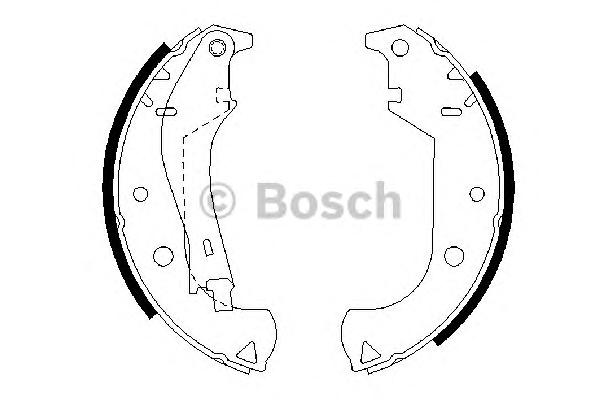 Комплект тормозных колодок BOSCH