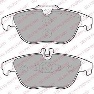 Комплект тормозных колодок, дисковый тормоз DELPHI