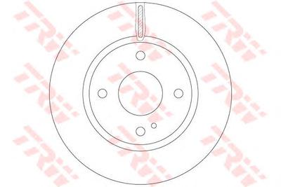 Тормозной диск TRW DF6399