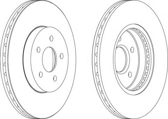 Тормозной диск FERODO